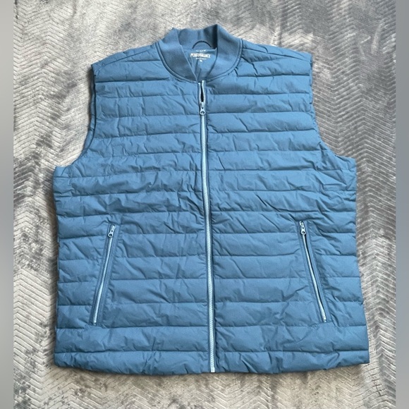 J. Crew Other - Mens J.Crew Performance Quilted Puffer Vest Blue XL